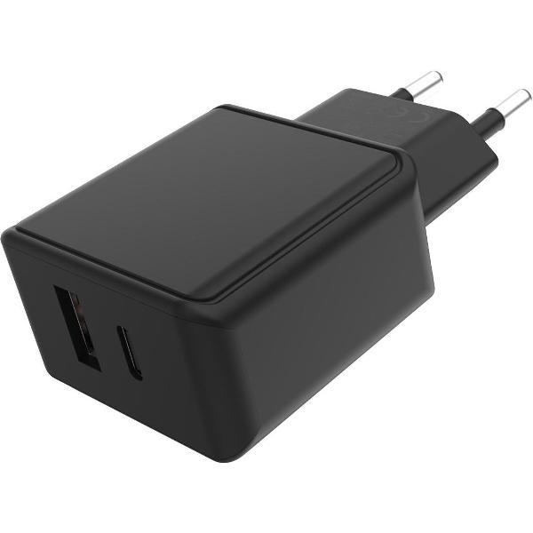 GNG thuisl.1xusb-a+1x-c 20w zw