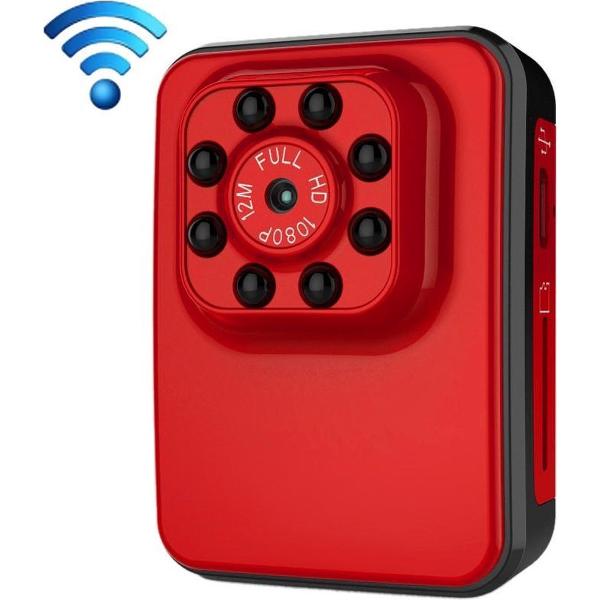 R3 WiFi Full HD 1080P 2.0MP Mini Camcorder WiFi-actiecamera, 120 graden groothoek, ondersteuning nachtzicht / bewegingsdetectie (rood)