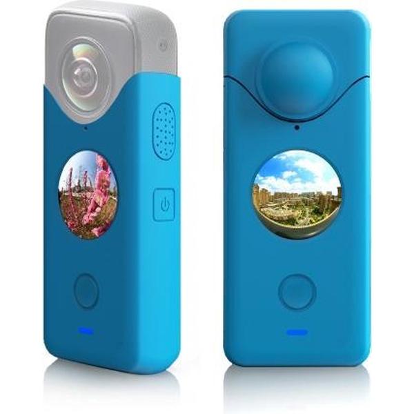 STARTRC Full Body stofdichte siliconen beschermhoes voor Insta360 ONE X2 (blauw)