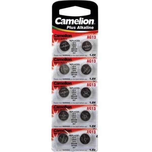 Camelion Knoopcel batterij AG13 / LR44 blister 10 stuks