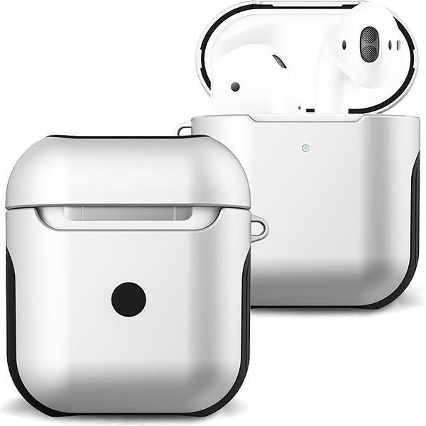 Hoes Voor Apple AirPods 2 Case Hoesje Hard Cover - Wit