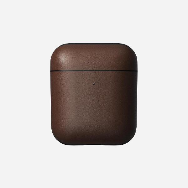 Nomad Airpods Case V2 - Horween leder - Rustic Brown / Bruin