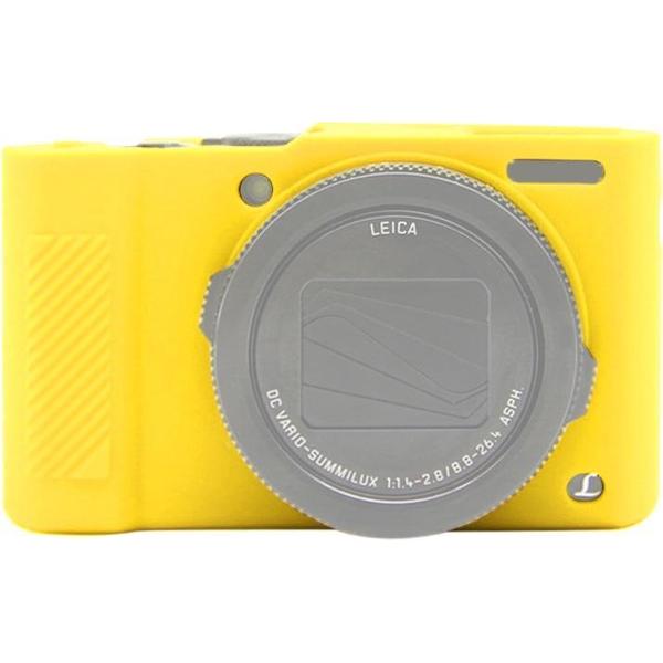 PULUZ zachte siliconen beschermhoes voor Panasonic Lumix LX10 (geel)