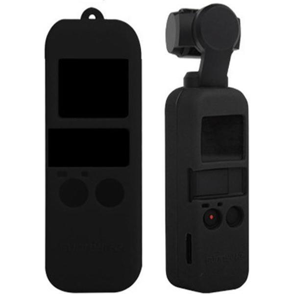 Antislip stofdichte hoes Siliconen hoes voor DJI OSMO Pocket (zwart)