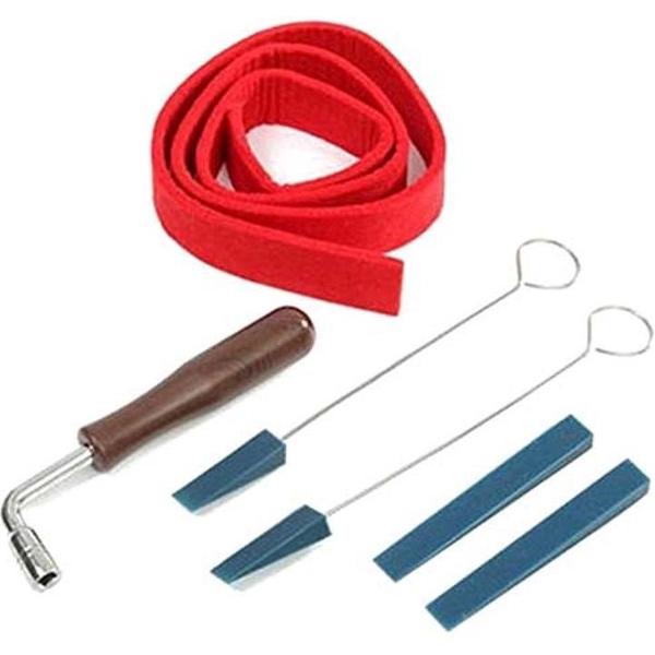 6 in 1 Piano Tuning Hendel Gereedschap Kit Mute Hamer Diy Set Piano Deel