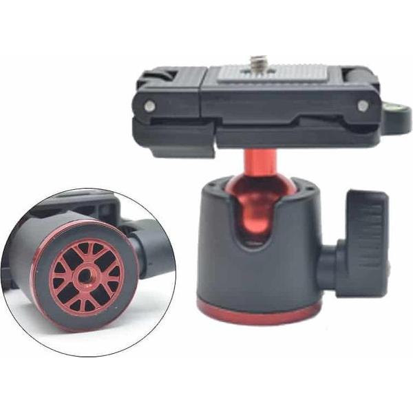 BH-908 Mini Desktop Aluminium Statief Mini Ball Head 360 Graden Pan 90 Graden Tilt Statief