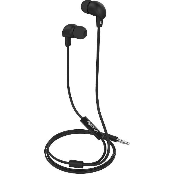 Celly Oordopjes Up600 In Ear 3,5 Mm Audiojack 120 Cm Zwart