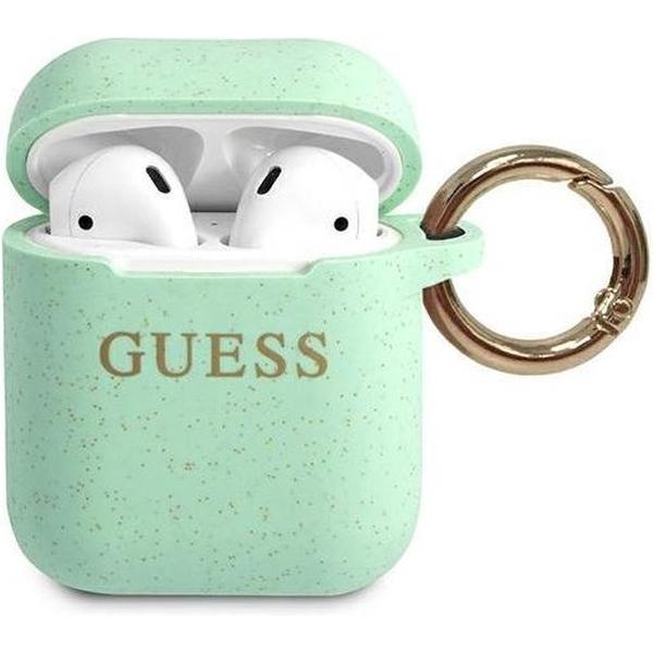 GUESS Silicone Case AirPods 1 / AirPods 2 - Groen