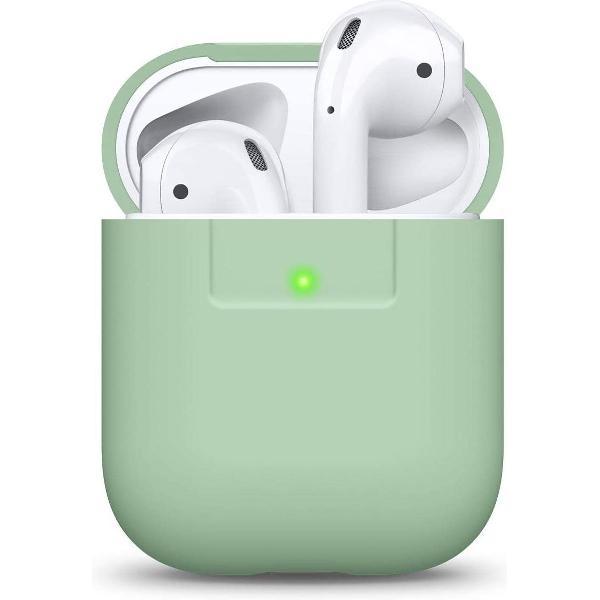 DW4Trading® Siliconen case Apple AirPods 1 en 2 licht groen