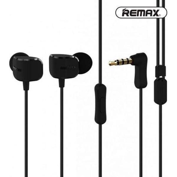 Remax RM-502 Stereo Muziek Hoofdtelefoon Met HD Mic in-ear 3.5mm - Zwart