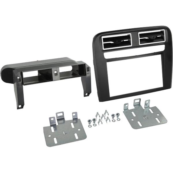 2-DIN Paneel Fiat Grande Punto 2005-2010 Kleur: Zwart