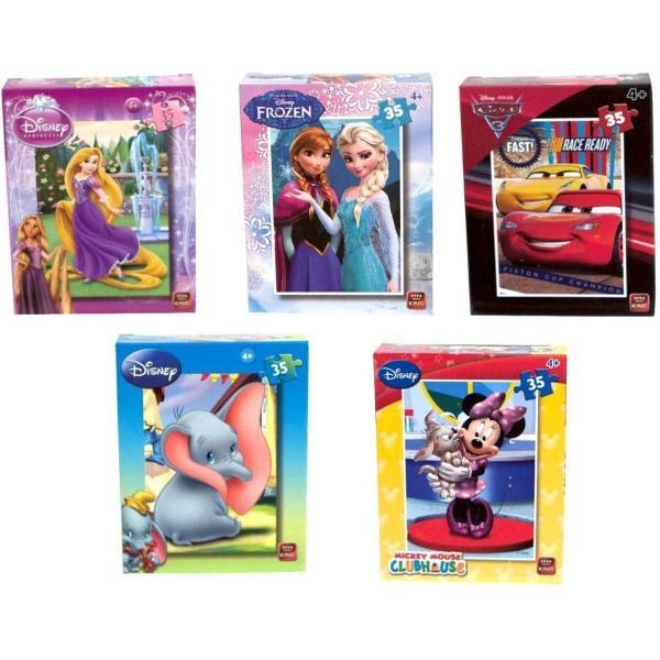 King Disney Mini Puzzel 35 Stukjes Assorti