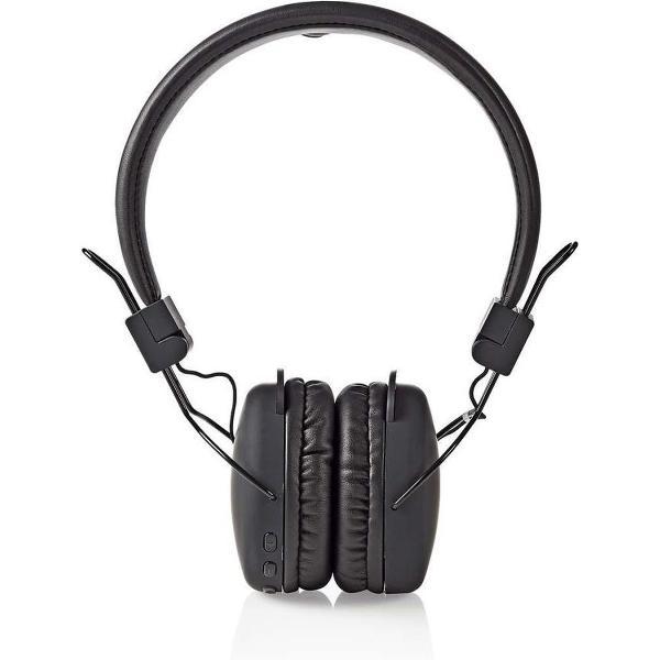 Nedis HPBT1100BK Draadloze Hoofdtelefoon Bluetooth® On-ear Opvouwbaar Zwart