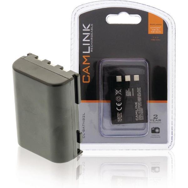Camlink CL-BATNB2L Oplaadbare Lithium-ion Camera Accu 7.4 V 780 Mah