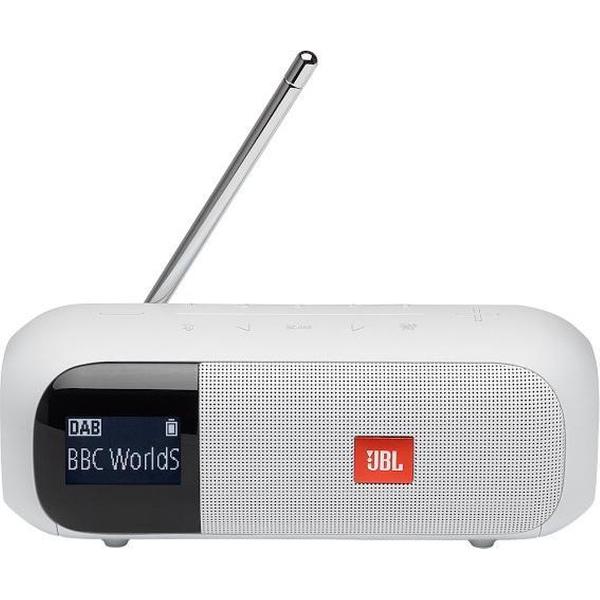 JBL Tuner 2 - Draagbare DAB+ radio met Bluetooth - Wit