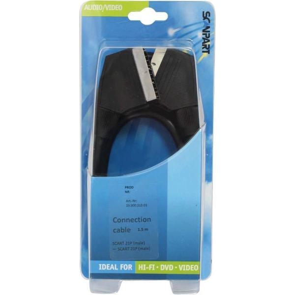 Scanpart Scartkabel 21p(m)-(m) 1.5m