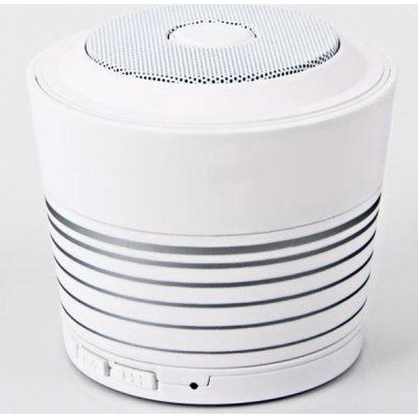 Bluetooth Stereo Speaker with FM Radio _ White