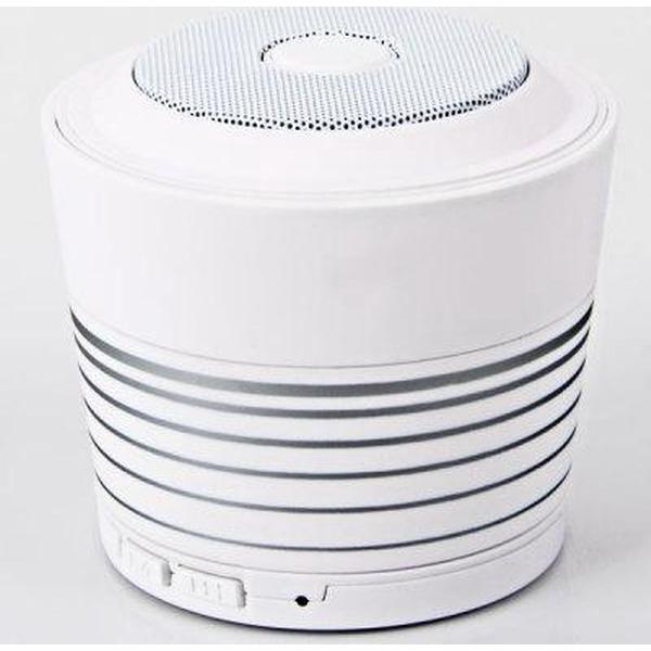 Bluetooth Stereo Speaker with FM Radio _ White
