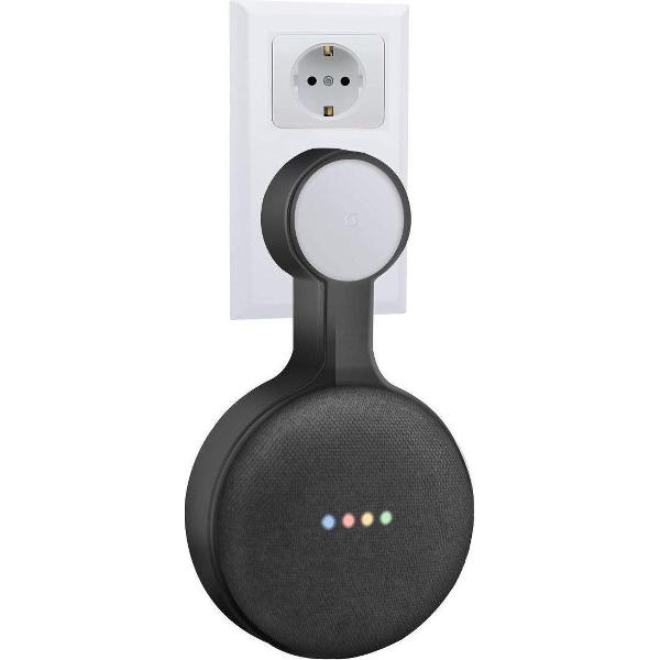 Google Home Mini Houder voor in Stopcontact - Google Home Mini Wandhouder - Zwart