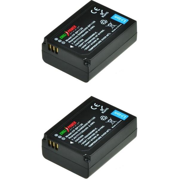 ChiliPower Samsung BP1030 / BP1130 camera batterij - 2 stuks verpakking