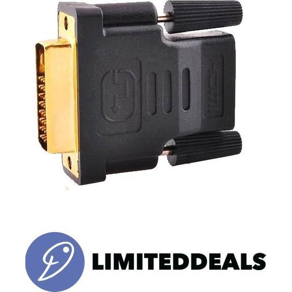 HDMI naar DVI adapter - DVI naar HDMI converter - Verloopstuk HDMI - Hoogwaardige adapter / converter