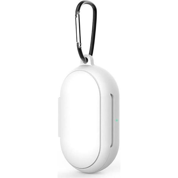 Samsung Galaxy Buds Siliconen Hoesje Wit- siliconen Case Buds