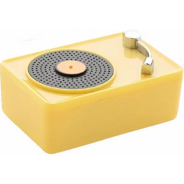 Xd Collection Speaker Draadloos 7,5 Cm Metaal Geel