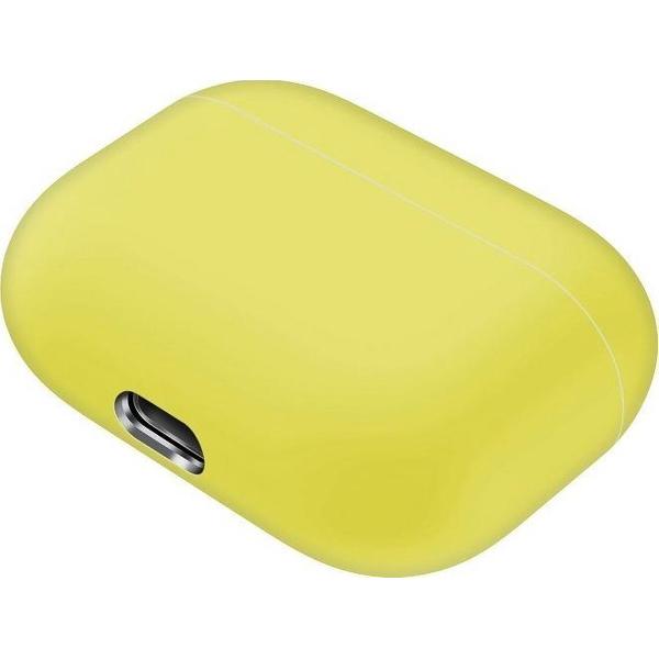 Mobigear Siliconen Cover Geel voor Apple AirPods pro