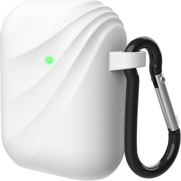 Apple AirPods Wervelwind Siliconen Hoesje Wit