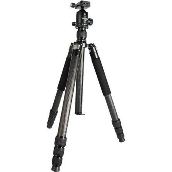 BEXIN W324C G44 Koolstofvezel statief Stabiele opnamecamera voor Vdeo Point Dslr-camera