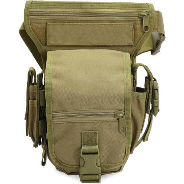Swat Military Waist Pack - Waterdicht Drop Utility Thigh Pouch Bag - Khaki