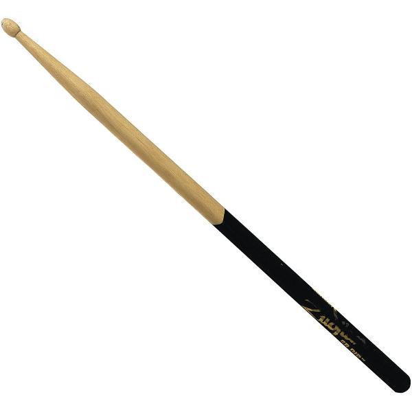 5B Hickory Sticks, zwart-DIP Natural Finish, Wood Tip