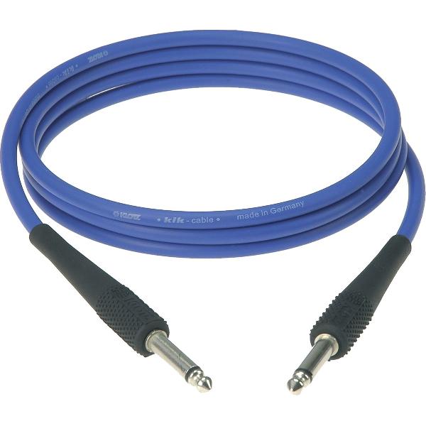 Instrumentenkabel 6m blauw KIK, KIK6,0PP BL