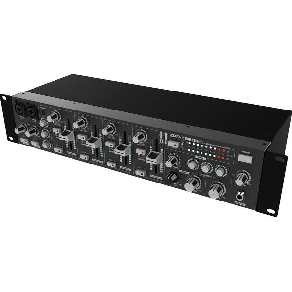 Hill audio - 2-zone Mixer V2/ 2M|8S 2U - Zwart -ALVStore B.V.