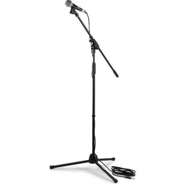 Microfoonset tripod-statief tas XLR-kabel flexibel