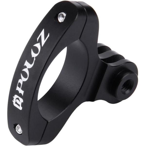 PULUZ Fiets Mount Aluminium Fietshouder Adapter Montage voor Gopro Xiaomi Yi Sport Camera
