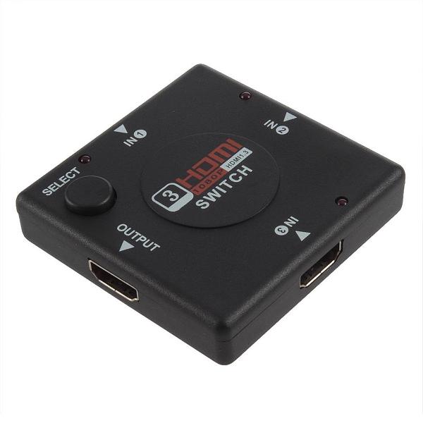 Supersnelle HDMI Splitter Switch draadloze schakelaar - 3 Poorts - Full HD