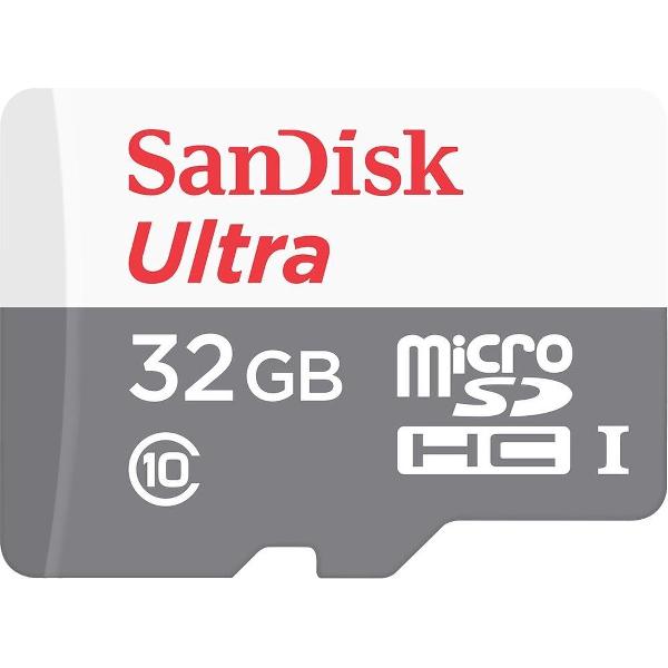 Sandisk Ultra MicroSDHC 32GB UHS-I flashgeheugen Klasse 10