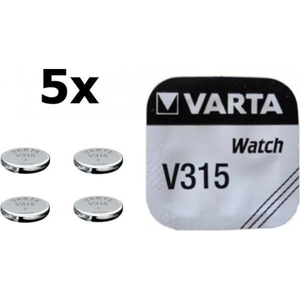 5 Stuks Varta 315 / 314 / SR 716 SW knoopcel batterij