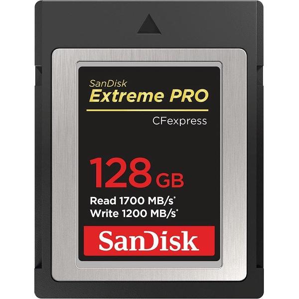 SanDisk CF Extreme PRO CFexpress 128GB, Type B, 1700MB/s Read, 1200MB/s Write