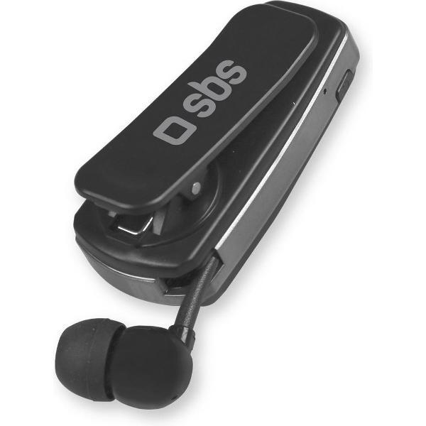 SBS TEROLLCLIPBTK hoofdtelefoon/headset In-ear Zwart