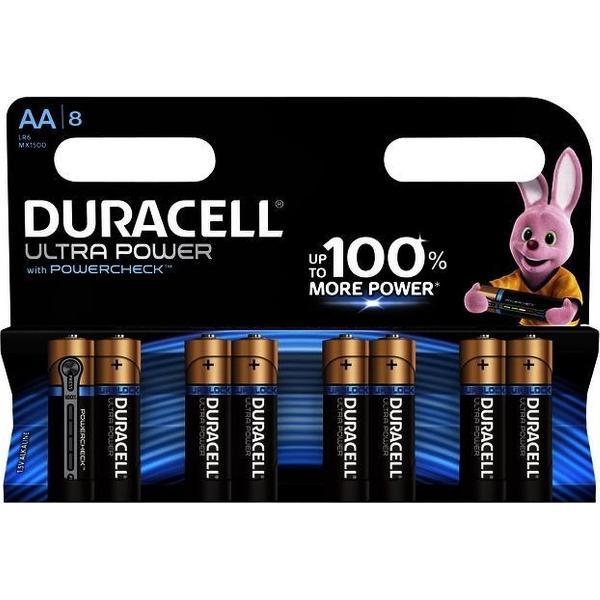 Duracell Ultra Power AA Alkaline Batterijen 4x2 Stuks