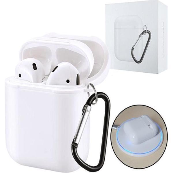 Draadloze Airpods oplader case, oplaadcase voor Airpods met Qi ontvanger, Qi hoesje