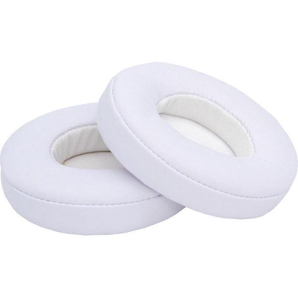 MMOBIEL Oorkussens Earpads geschikt voor: Beats Dr. DRE Solo 2.0 / 3.0 (WIT) Koptelefoon