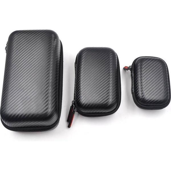 STARTRC Uav waterdichte lichaamstas Batterijtas Afstandsbedieningstas Driedelige set voor DJI Mavic 2 (zwart)