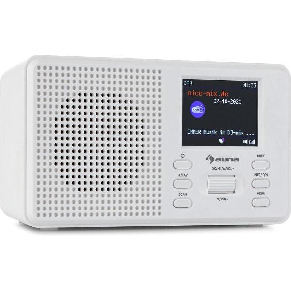 auna Commuter DAB+/FM digitale & analoge radio tuner - Bluetooth - AUX - 2,4