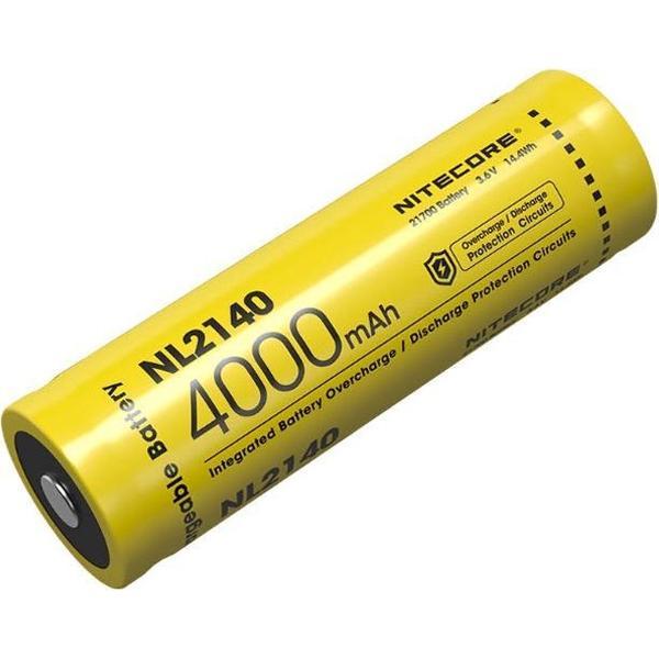 Nitecore NL2140 Oplaadbare 21700 Li-Ion batterij 4000mAh