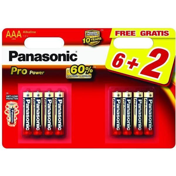 Panasonic Pro Power AAA (LR03) - 6+2 st.