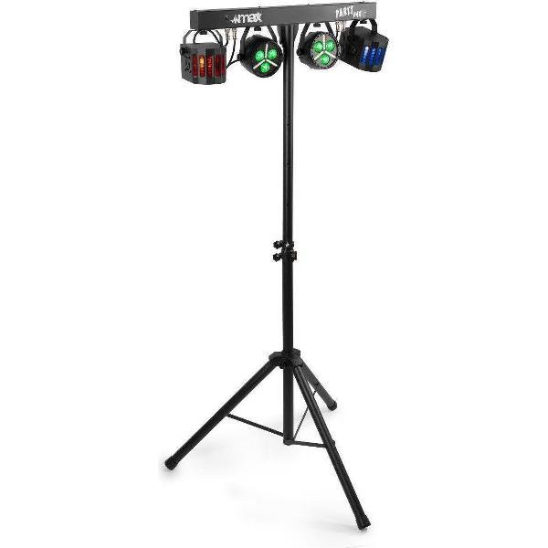 MAX Partybar12 Set 2x PAR and 2 x Derby