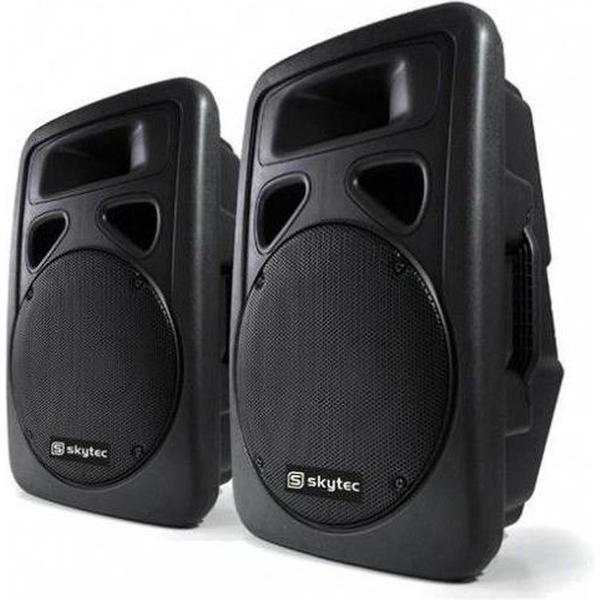 Paar SkyTec SP1500A ABS Actieve PA Luidspreker Boxen 15 800W